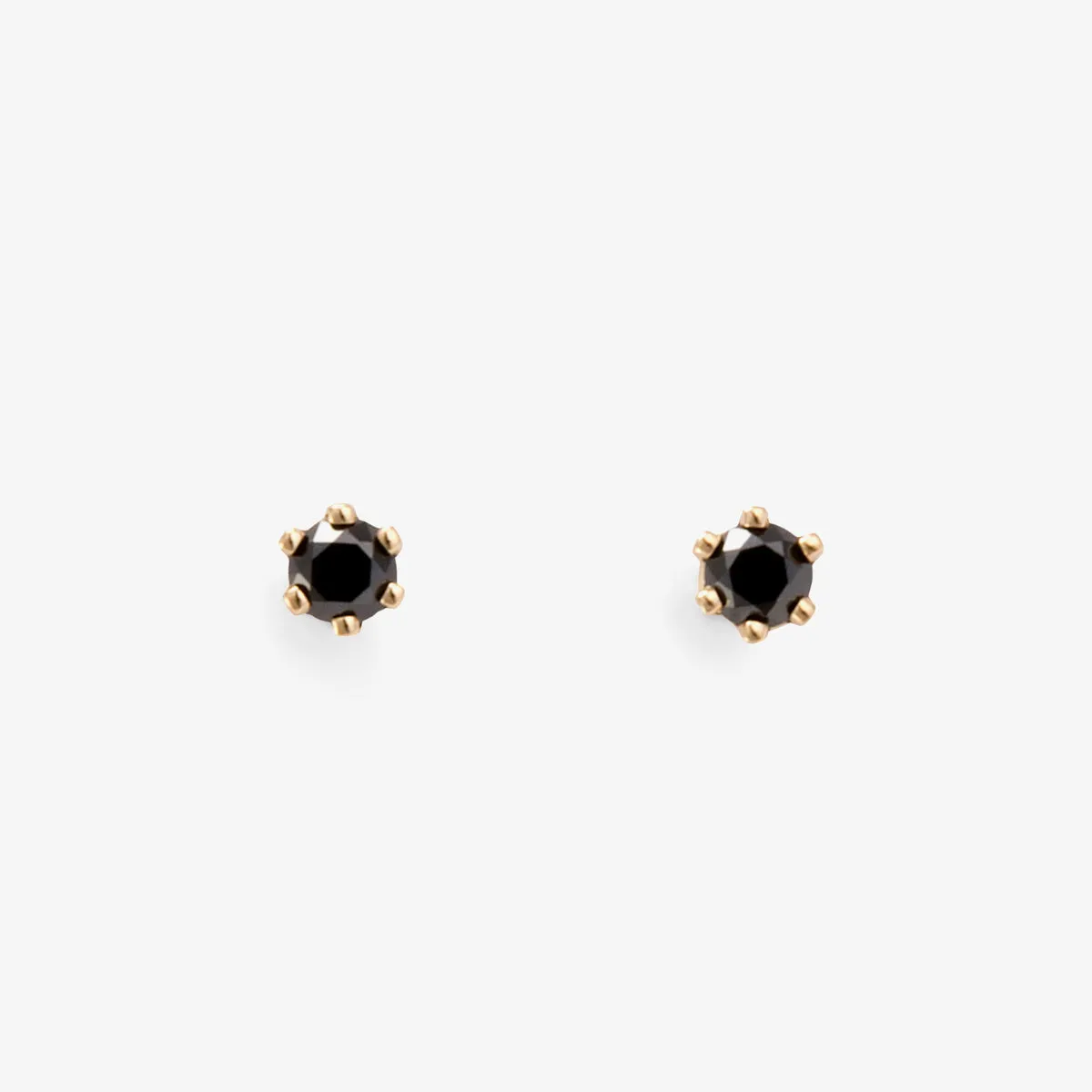 E1901BK | Baby Black Diamond Studs