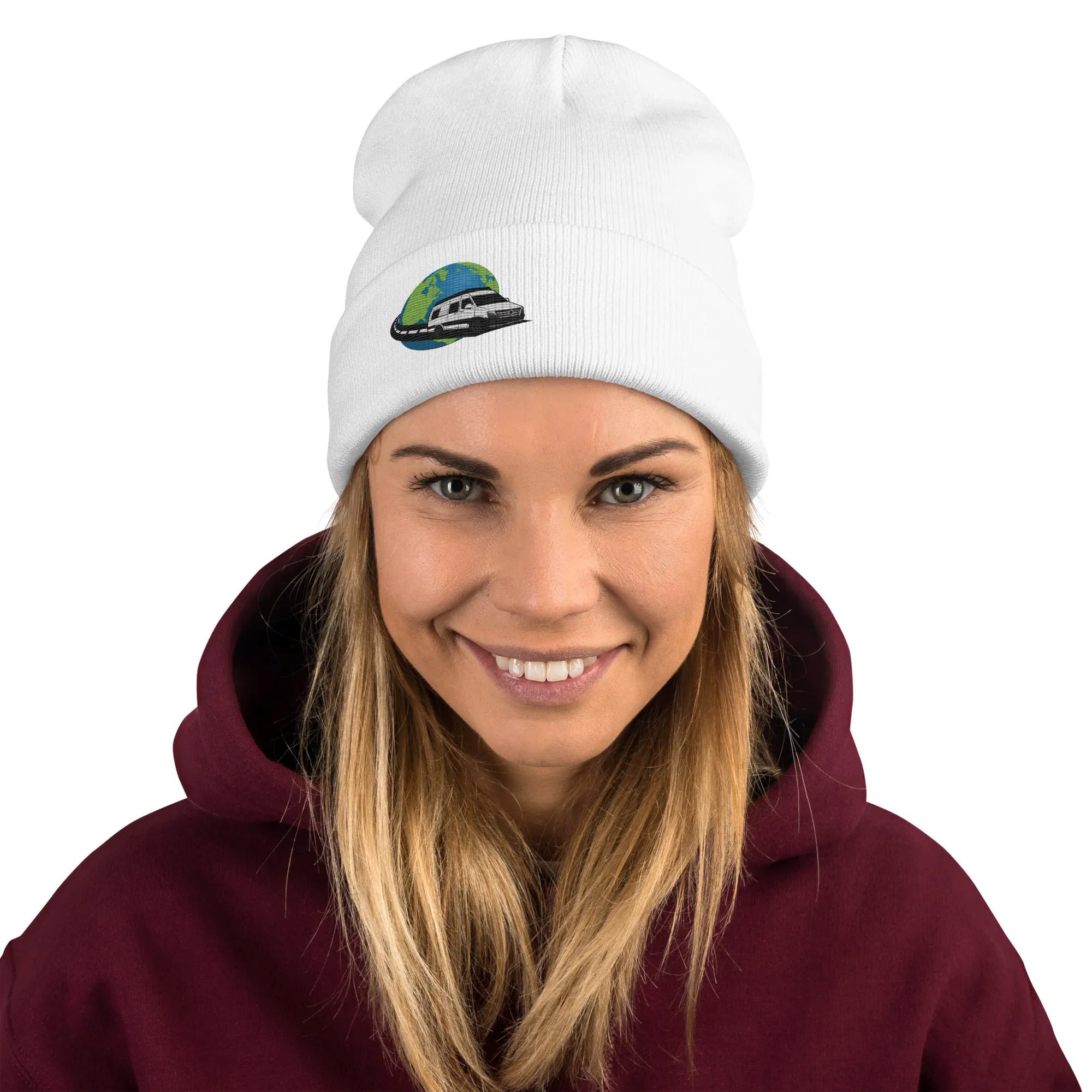 Embroidered Beanie