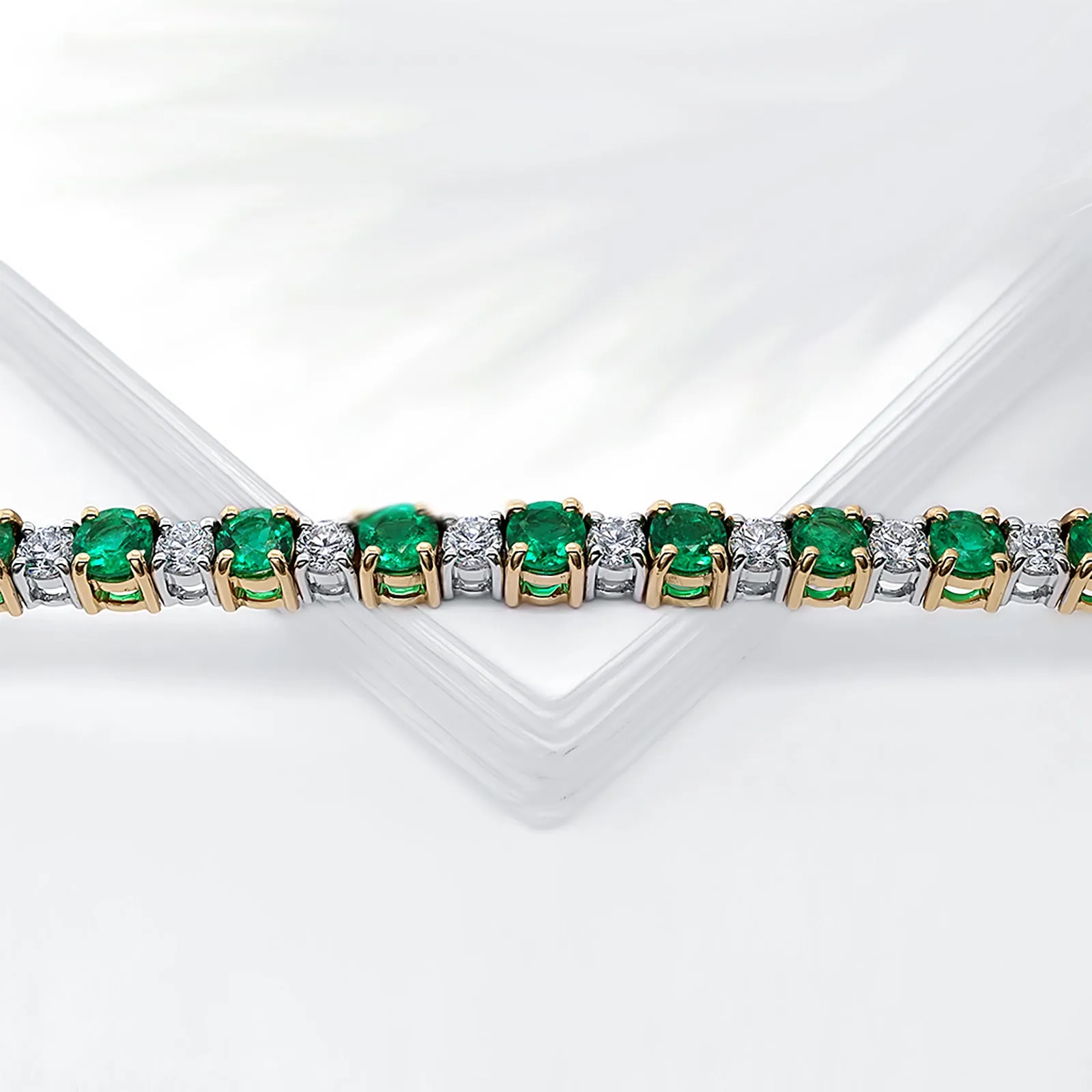 Emerald and Diamond Bracelet