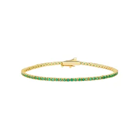 Emerald Tennis Bracelet