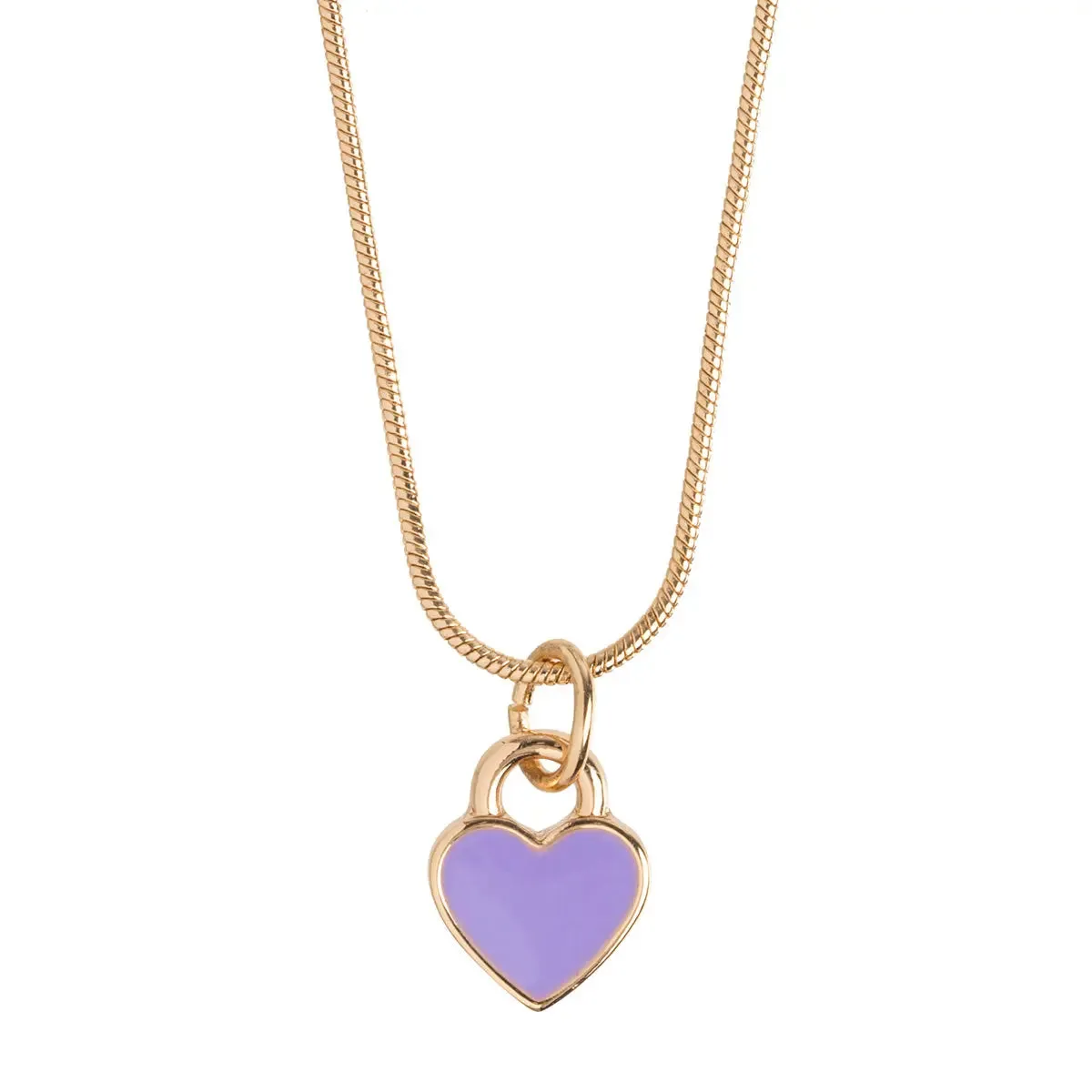 Enamel Heart Necklace