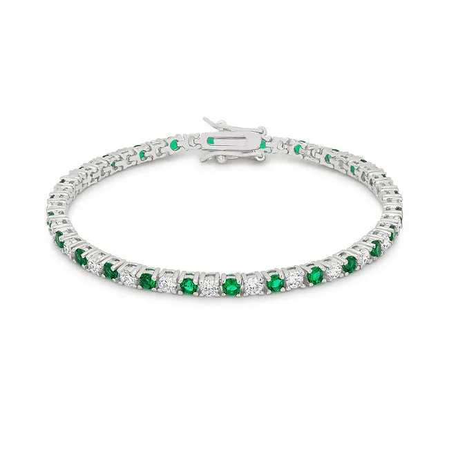 Evergreen Tennis Bracelet