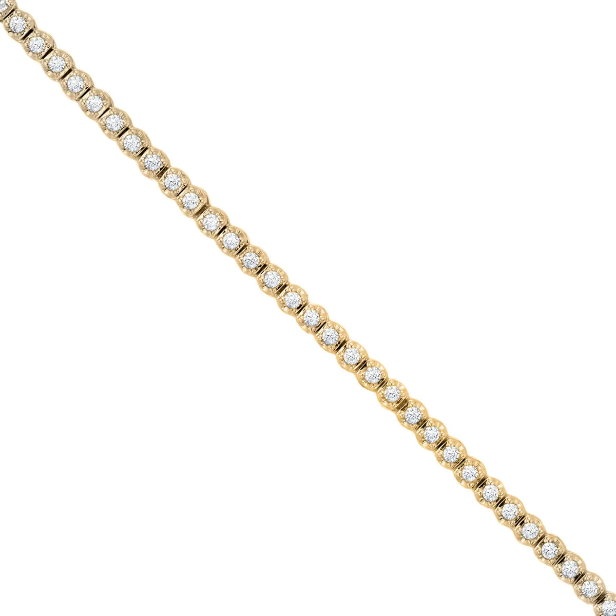 Everyday Diamonds Collection 1.00ct Diamond Tennis Bracelet | 9K Yellow Gold