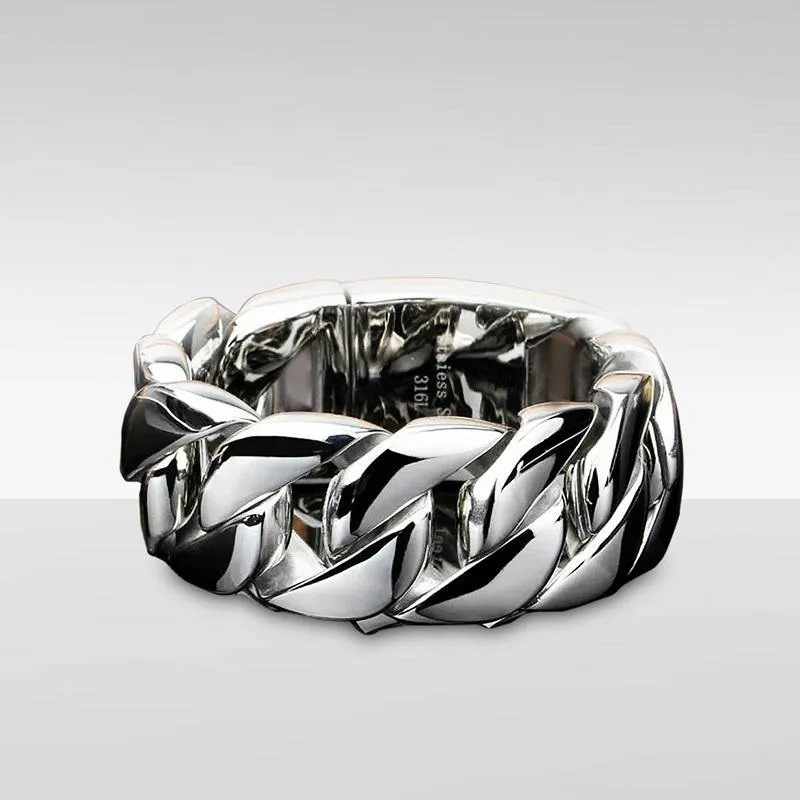 Extra Wide Stainless Steel Bracelet