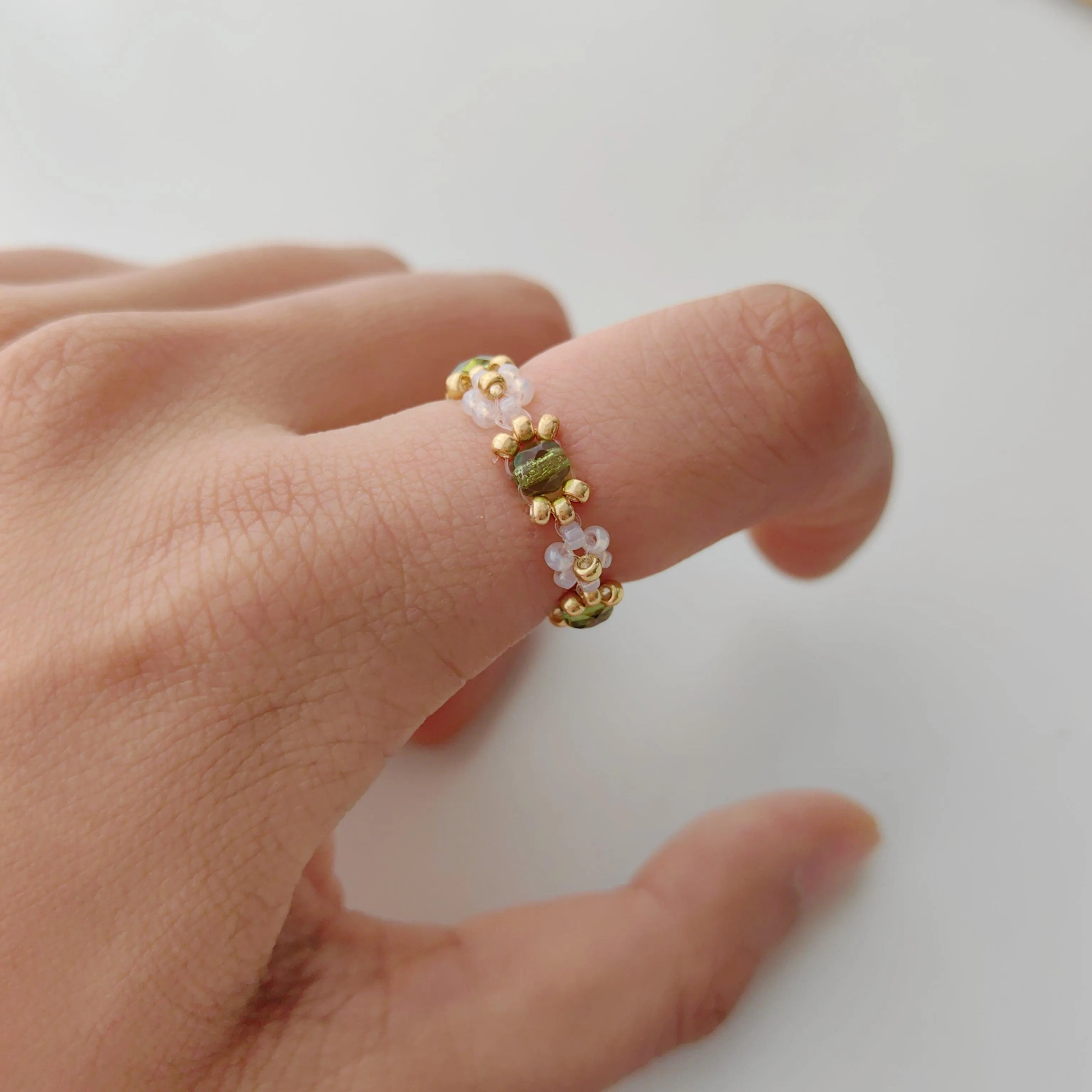 Flower Crystal Ring