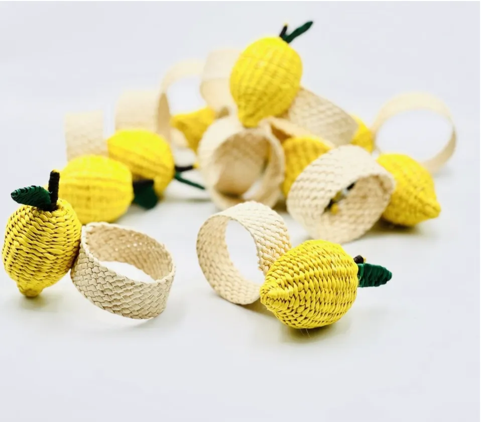 Fruit Napkin Ring - Lemon