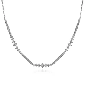 Gabriel 14K White Gold Diamond Necklace NK6954W45JJ