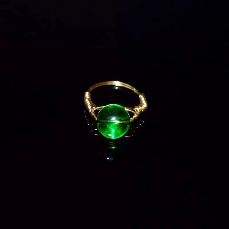 Genuine Quartz Stone women's ring