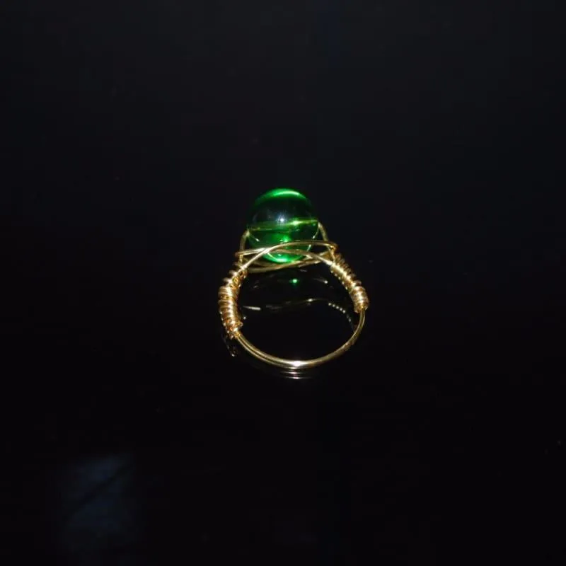 Genuine Quartz Stone women's ring