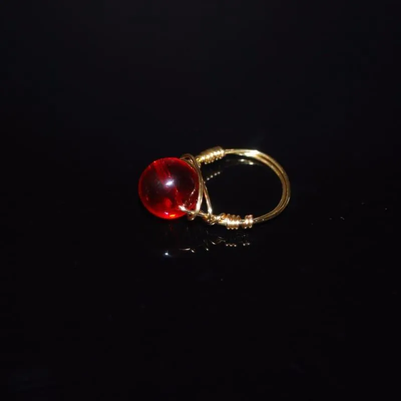 Genuine Quartz Stone women's ring