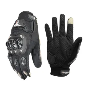 GHOST RACING GR-ST04 Motorcycle Gloves Anti-Fall Full Finger Riding Touch Gloves, Size: M(Gray)