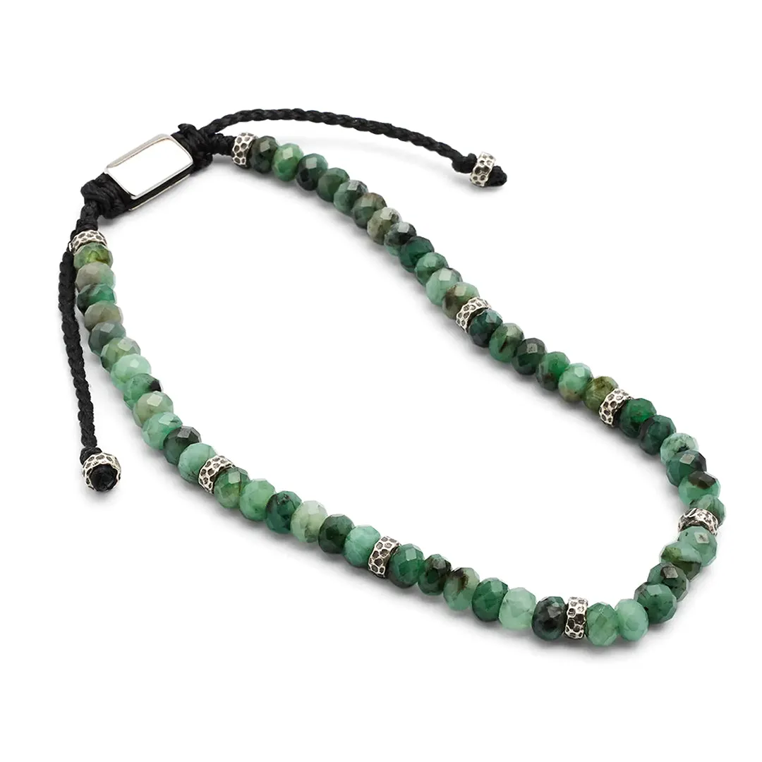 Green Emerald Pull Bracelet