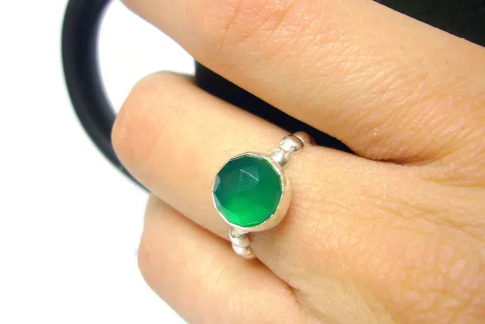 Green Onyx Ring