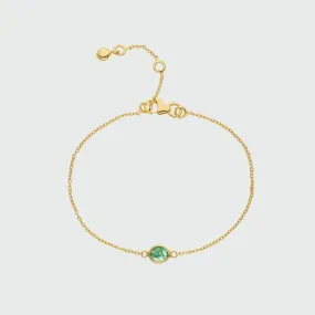 Hampton Emerald & Gold Vermeil Bracelet