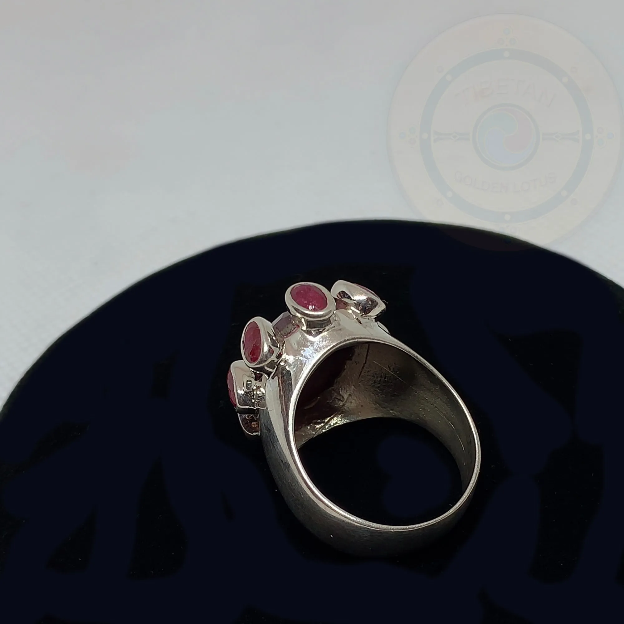 Handmade Garnet Sterling Silver Ring