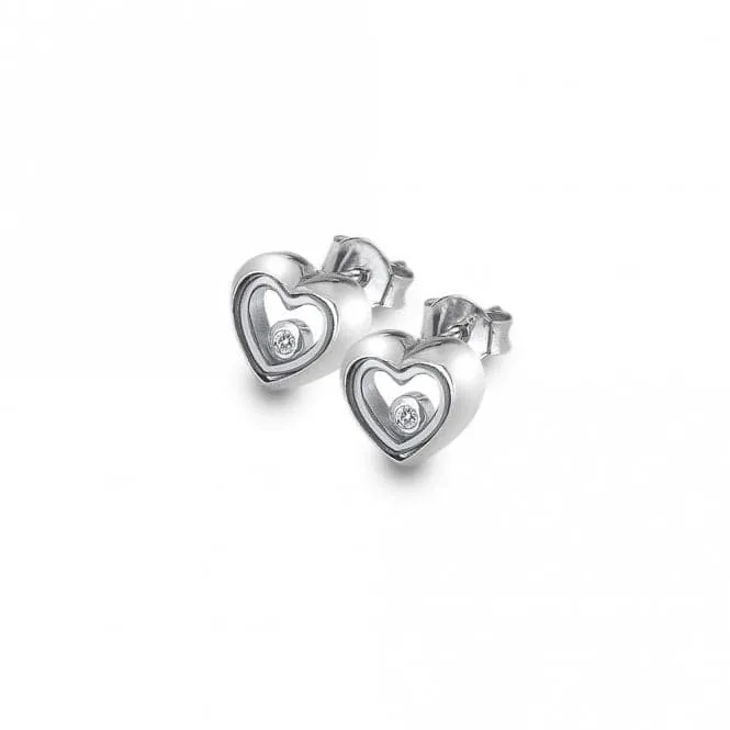 Hot Diamonds Anais Silver Encase Earrings AE013