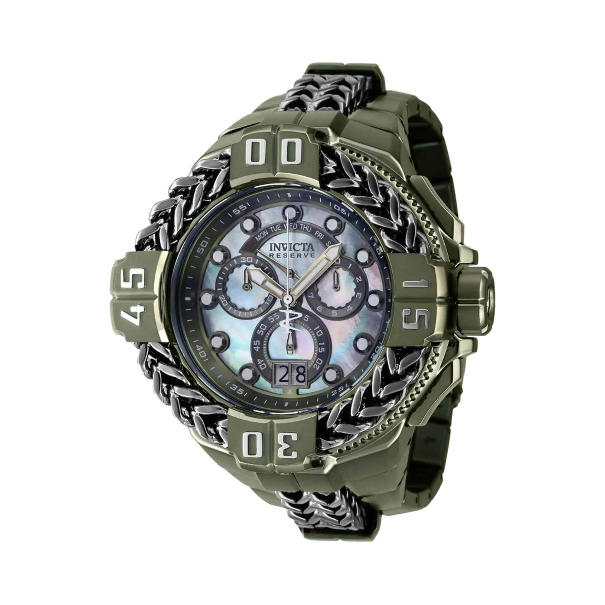 Invicta Men's Chrono Watch - Gladiator Spartacus Titanium and Mint Bracelet | 38713