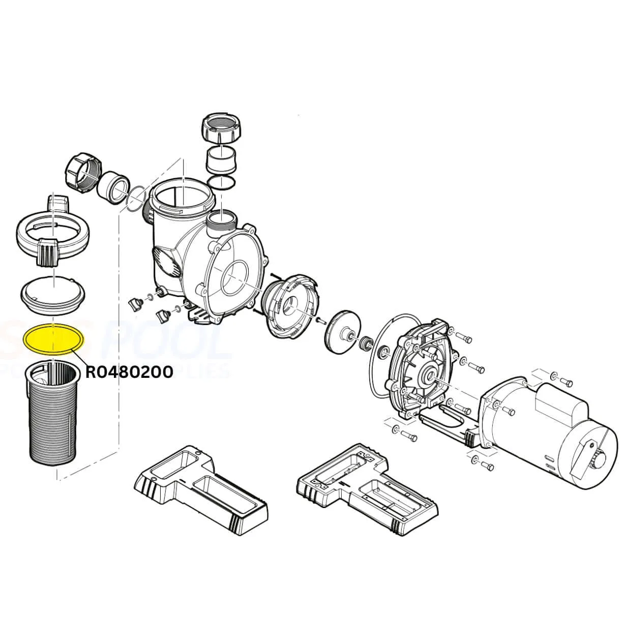 Jandy Lid O-Ring For FloPro Pumps | R0480200