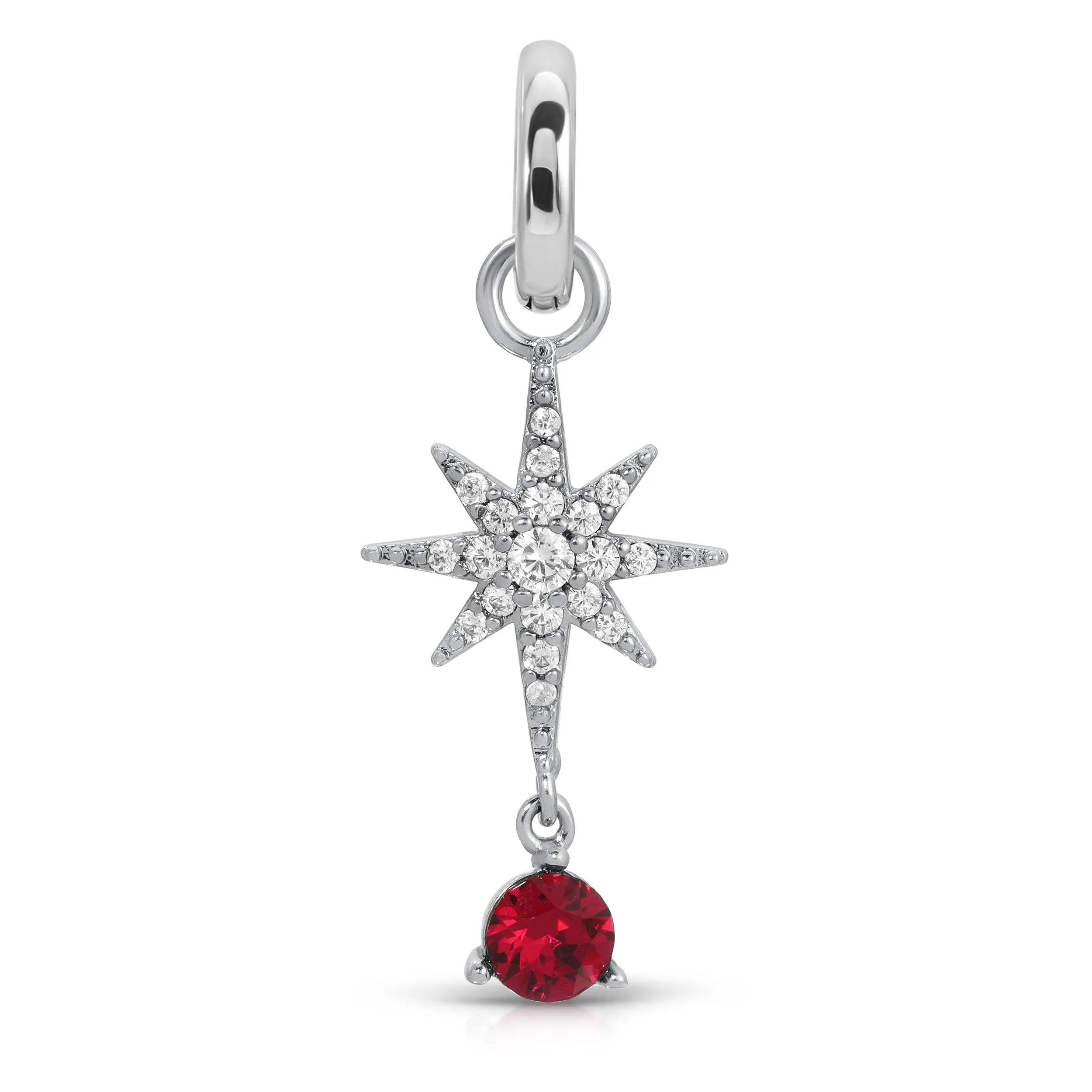 January Garnet Birthstone Charm - Star (Rewards Store)