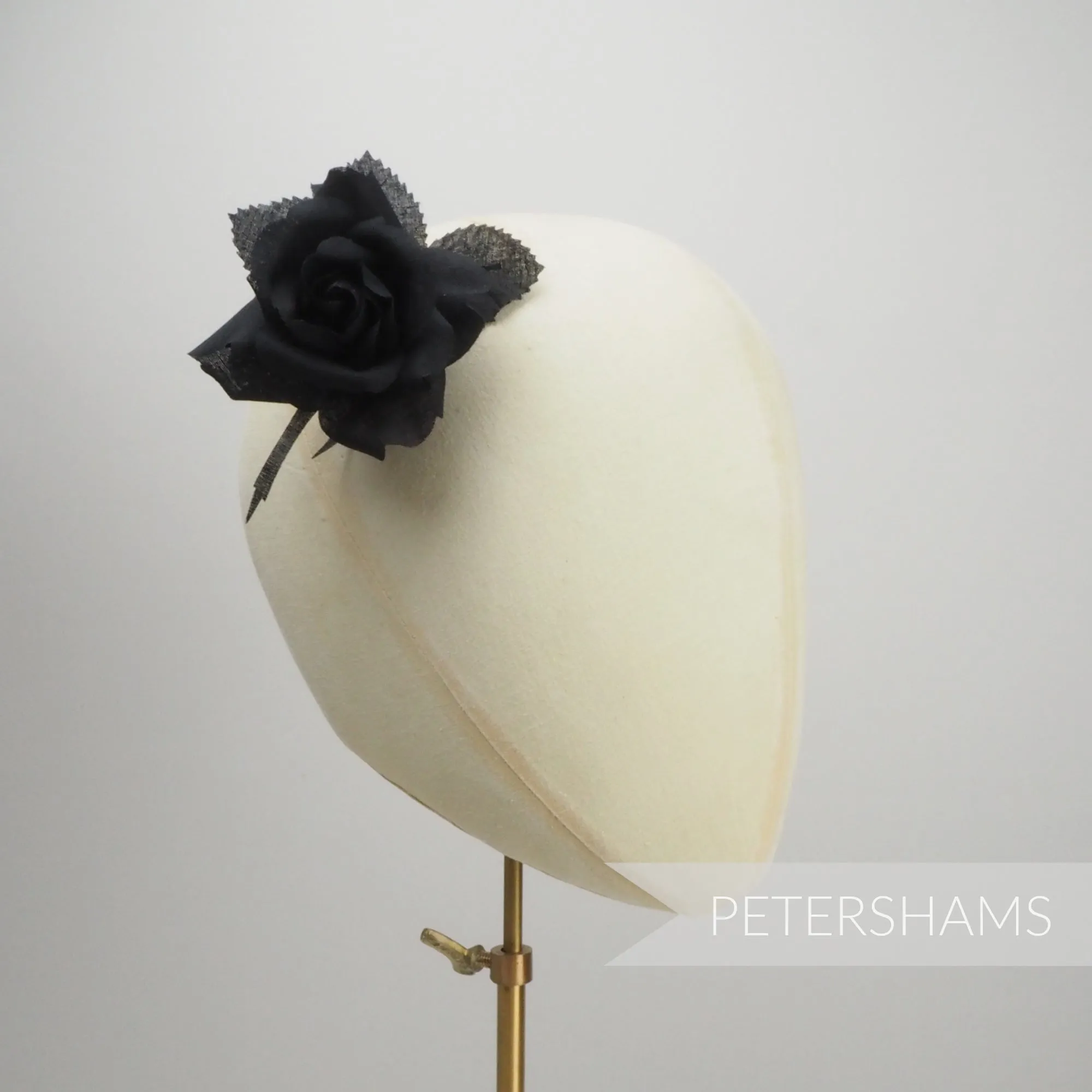 'Jean' Vintage Cotton Rose Millinery Flower Mount