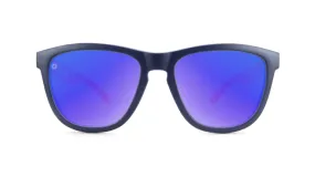 Knockaround Star Spangled Premiums Blue Matte Frame - Blue Moonshine Lens - Polarized Sunglasses