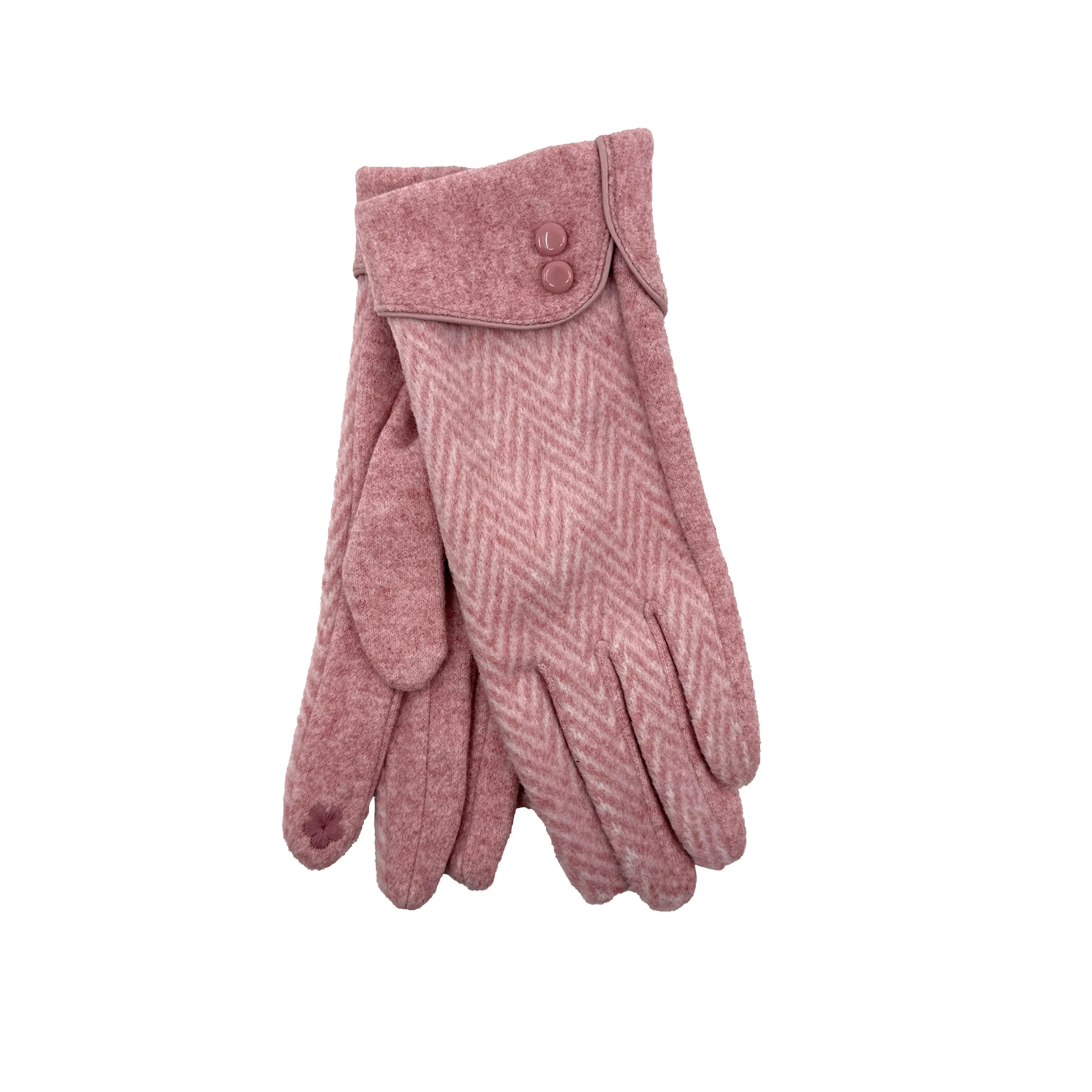 Ladies Heritage Herringbone Cuff Gloves