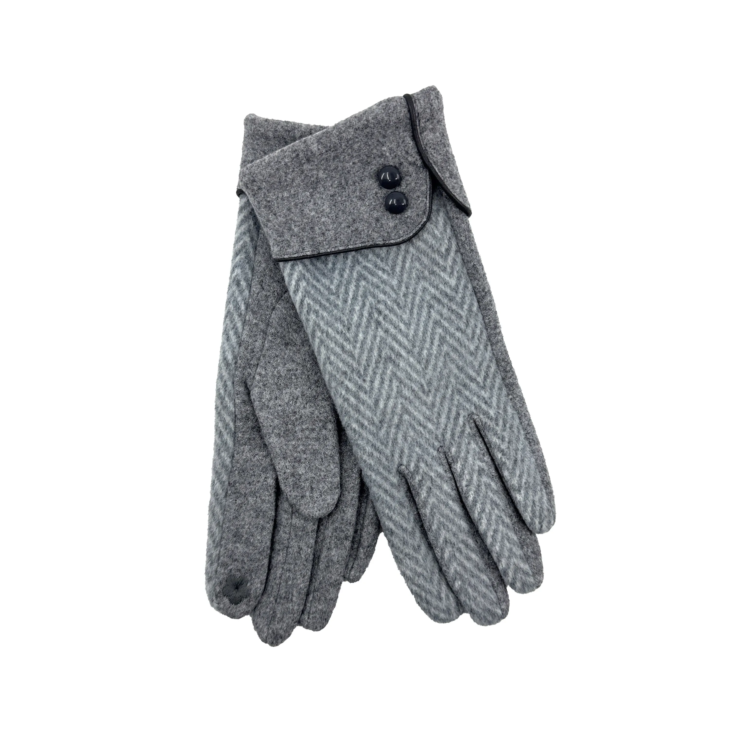 Ladies Heritage Herringbone Cuff Gloves