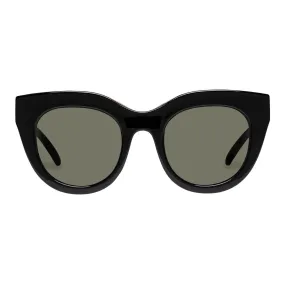 Le Specs Air Heart Sunglasses - Black Gold