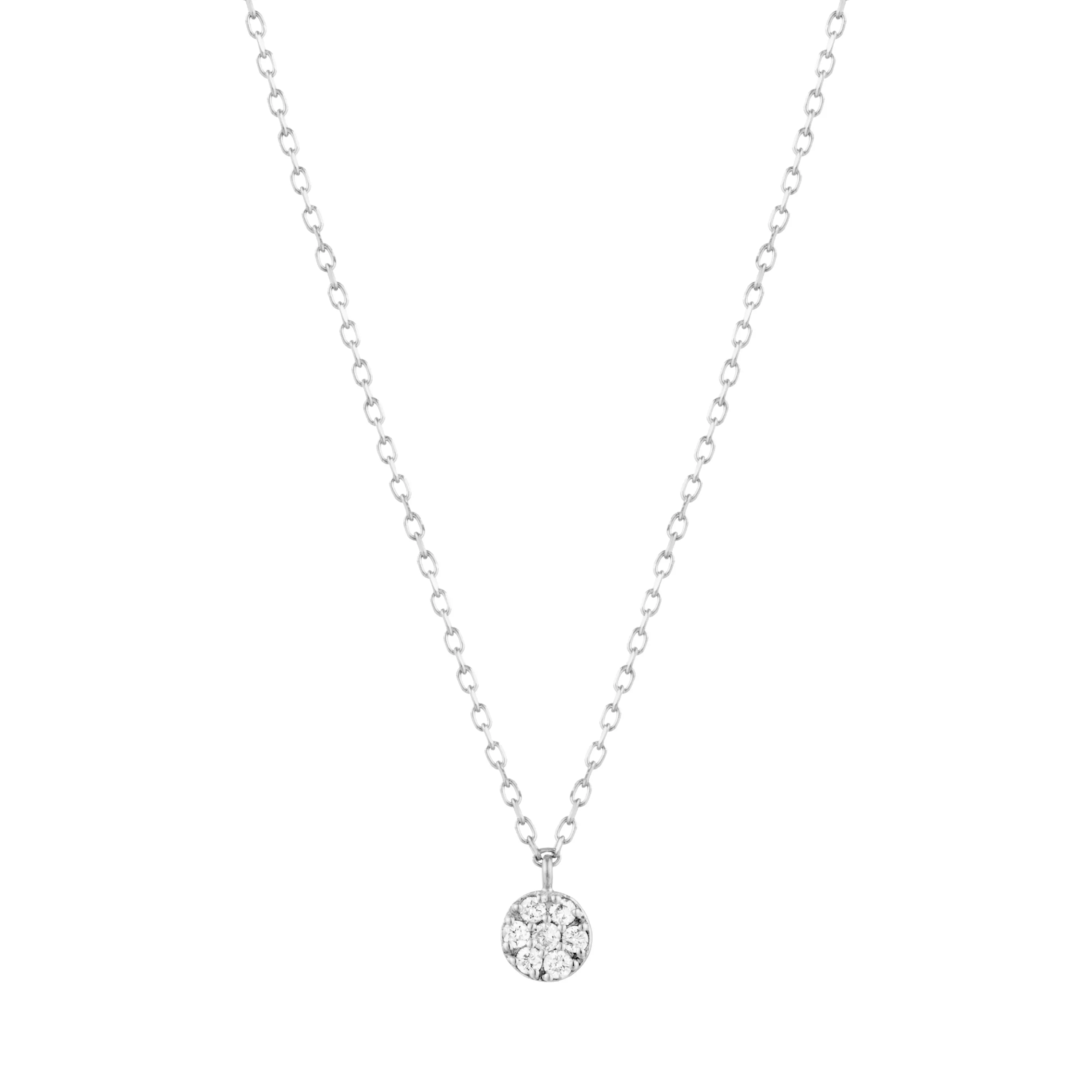 LILY | Diamond Disc Necklace