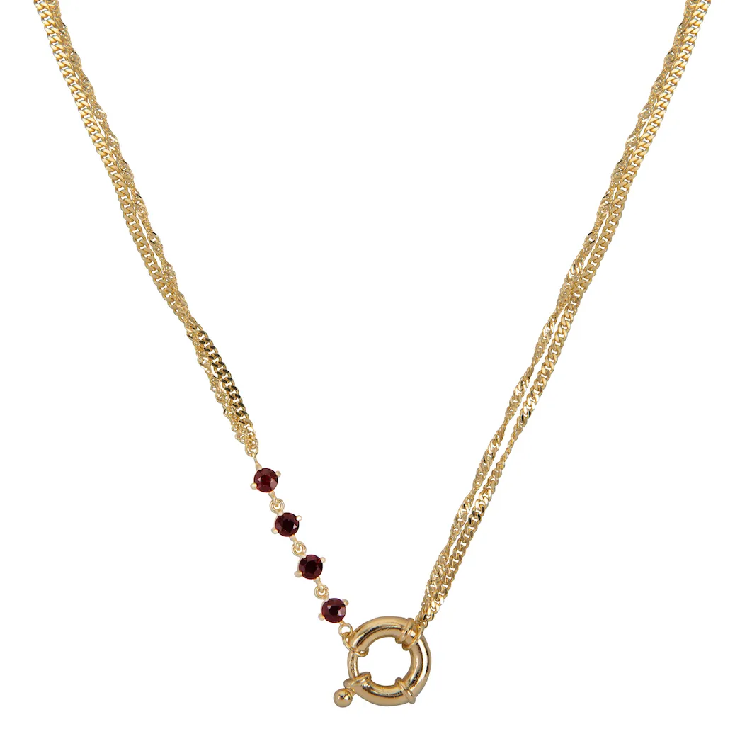 Maeve Garnet Necklace