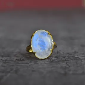 Majestic Monarch - Moonstone Ring