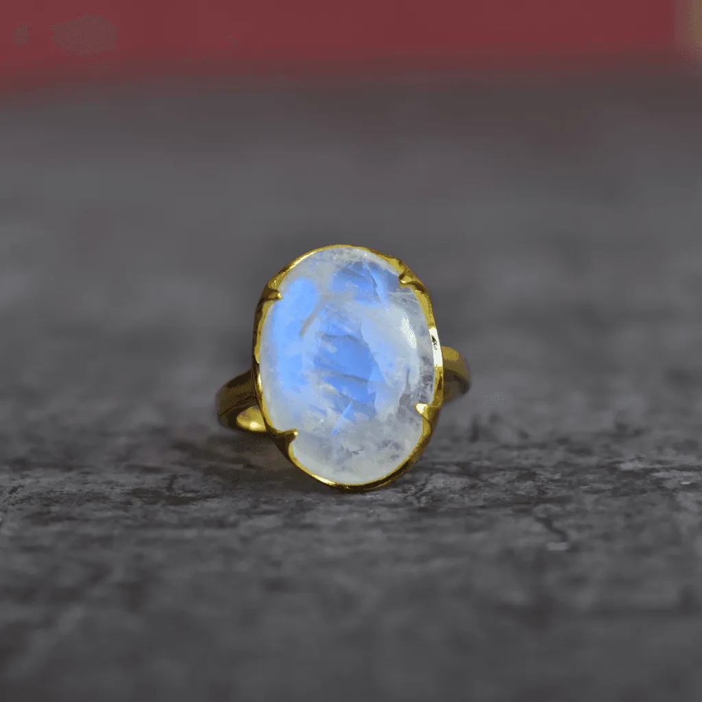 Majestic Monarch - Moonstone Ring