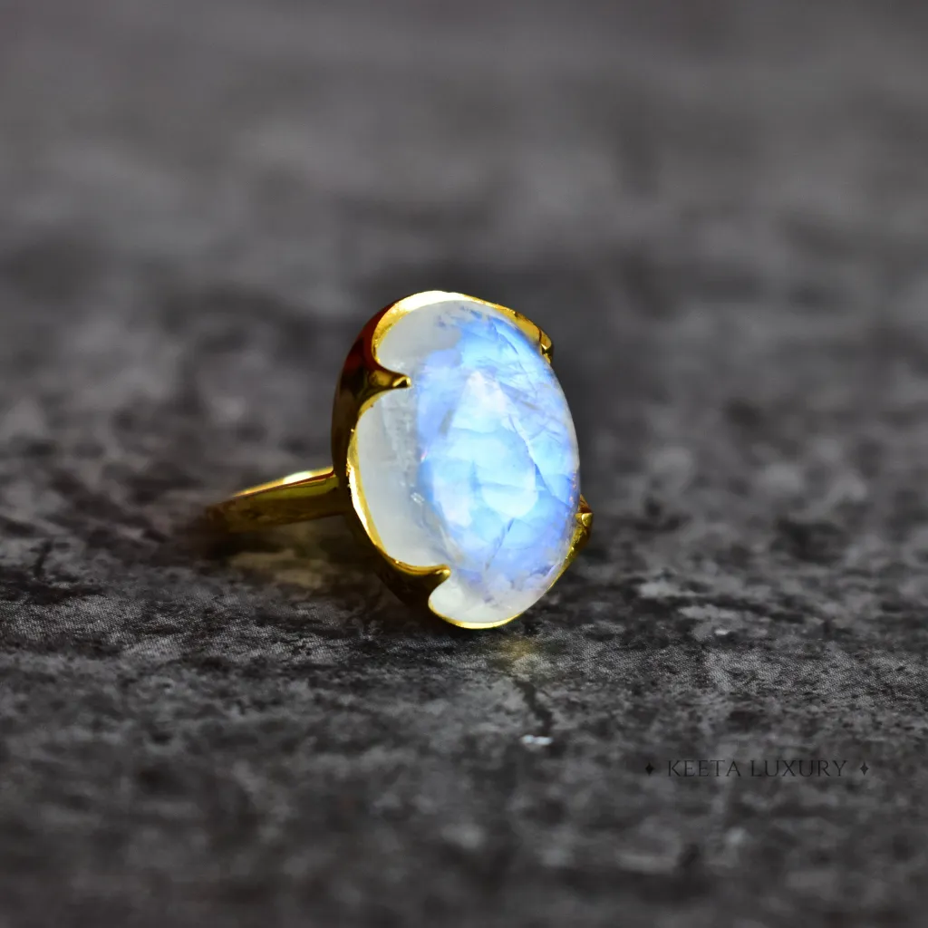 Majestic Monarch - Moonstone Ring