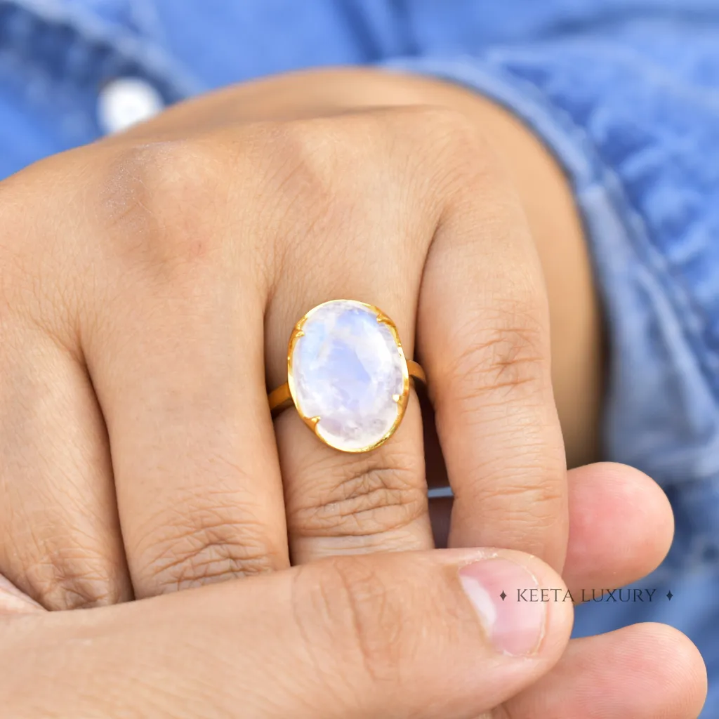 Majestic Monarch - Moonstone Ring