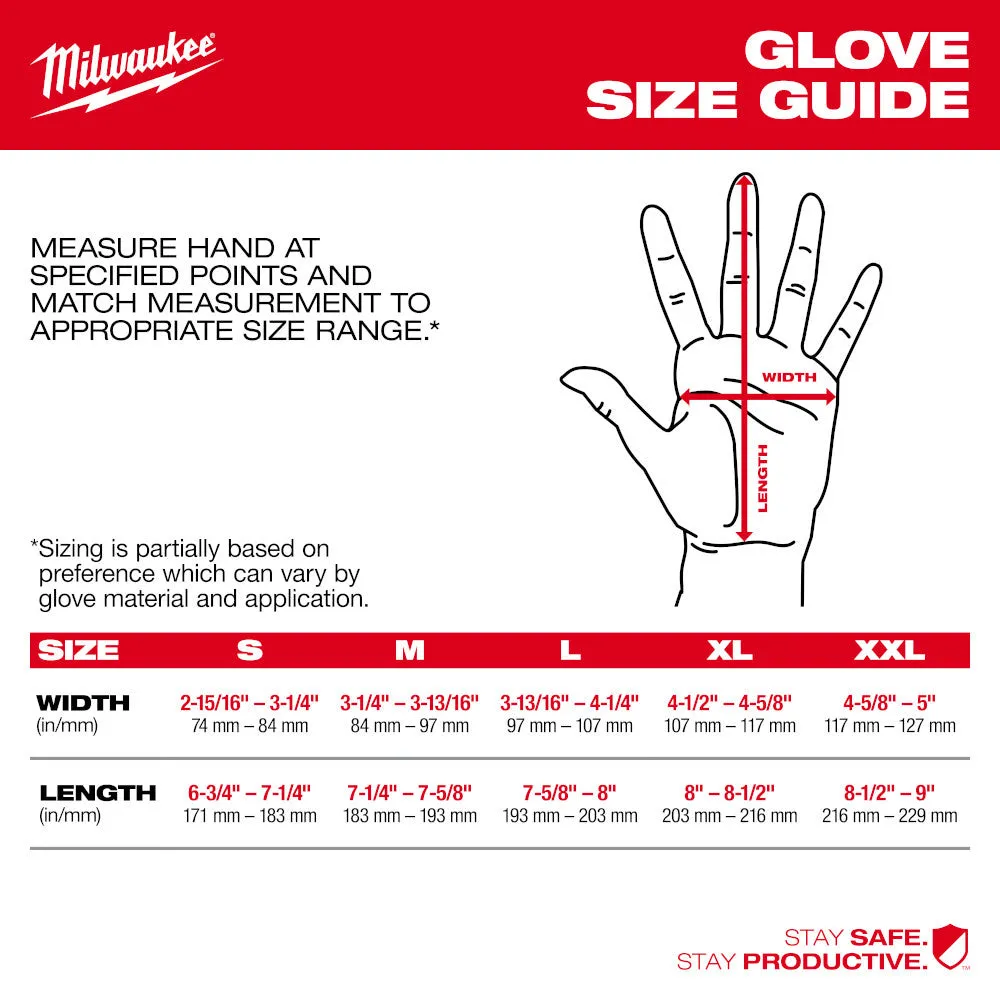 Milwaukee 48-73-7130 Cut Level 3 High-Dexterity Nitrile Dipped Gloves - S