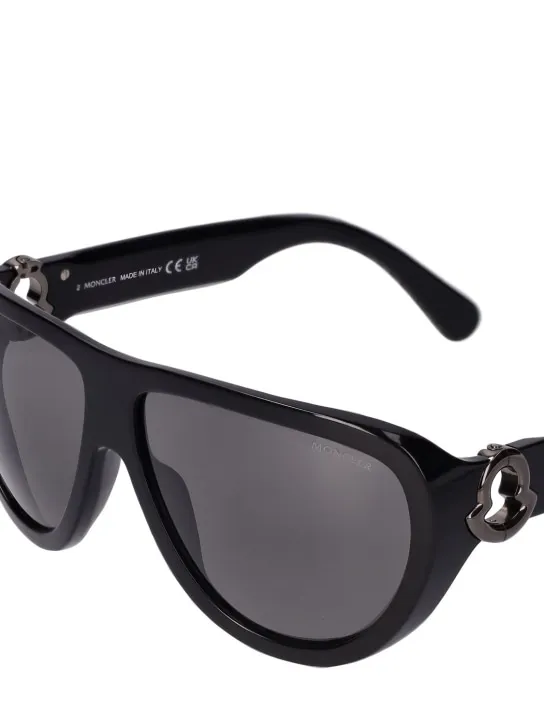 Moncler   Anodize bold aviator sunglasses 