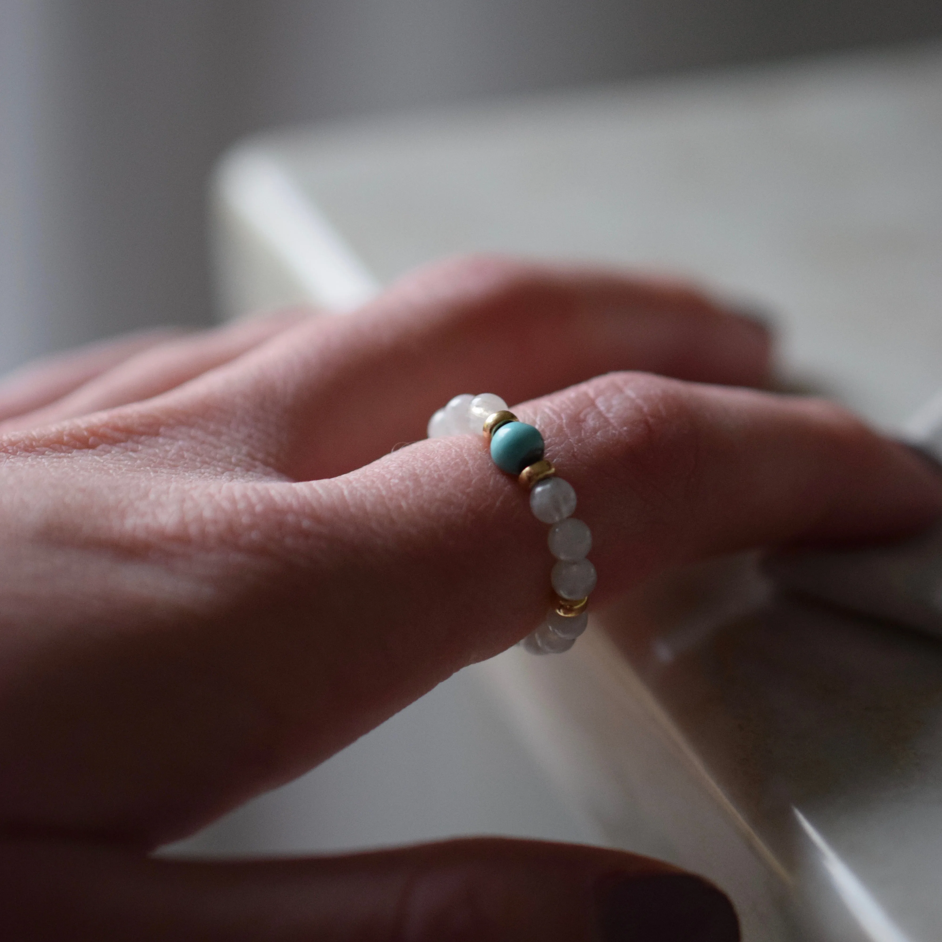 NEW BEGINNINGS - LITTLE RIVER ACUPUNCTURE BEAD RING