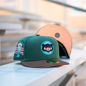 New Era Chicago Cubs 1990 ASG Peach UV (Forest Green/Mocha)