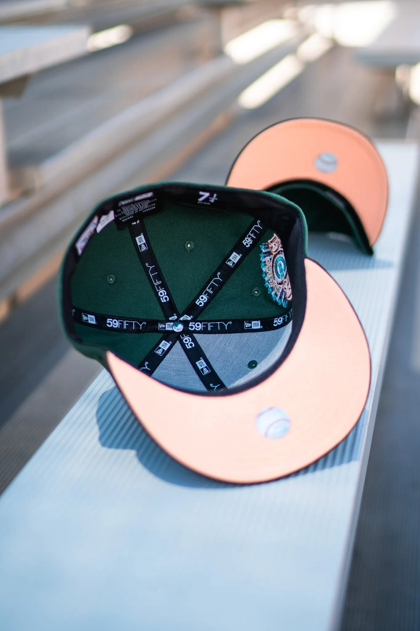 New Era Chicago Cubs 1990 ASG Peach UV (Forest Green/Mocha)