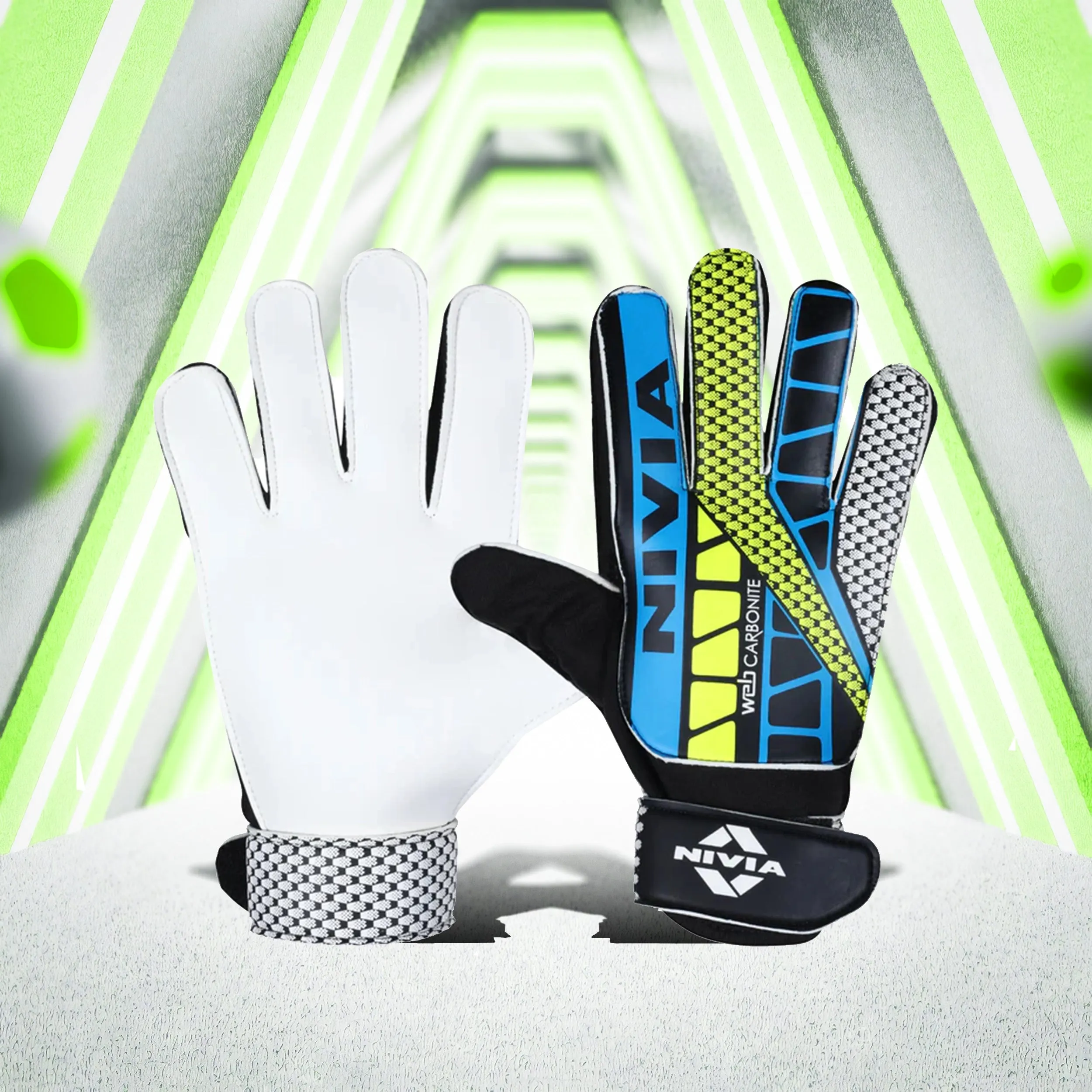 Nivia Carbonite Web Goalkeeper Gloves