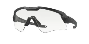 Oakley Mens SI Ballistic M Frame Alpha White Frames - Gray and Clear Lens - Non-Polarized Sunglasses