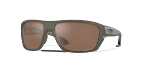 Oakley Mens Split Shot Matte Olive Frames - Prizm Tungsten Lens - Polarized Sunglasses