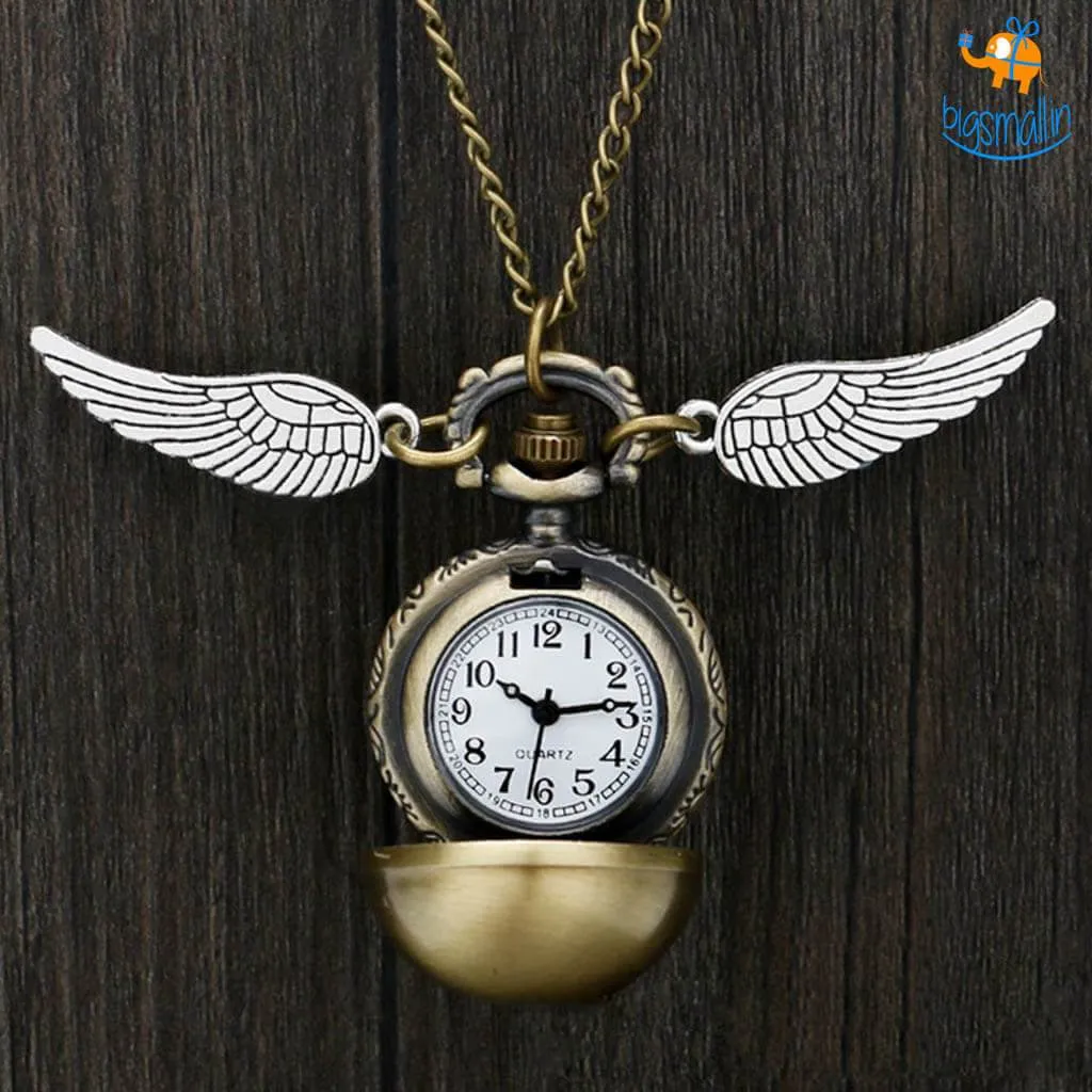 Official HP Snitch Necklace with Watch