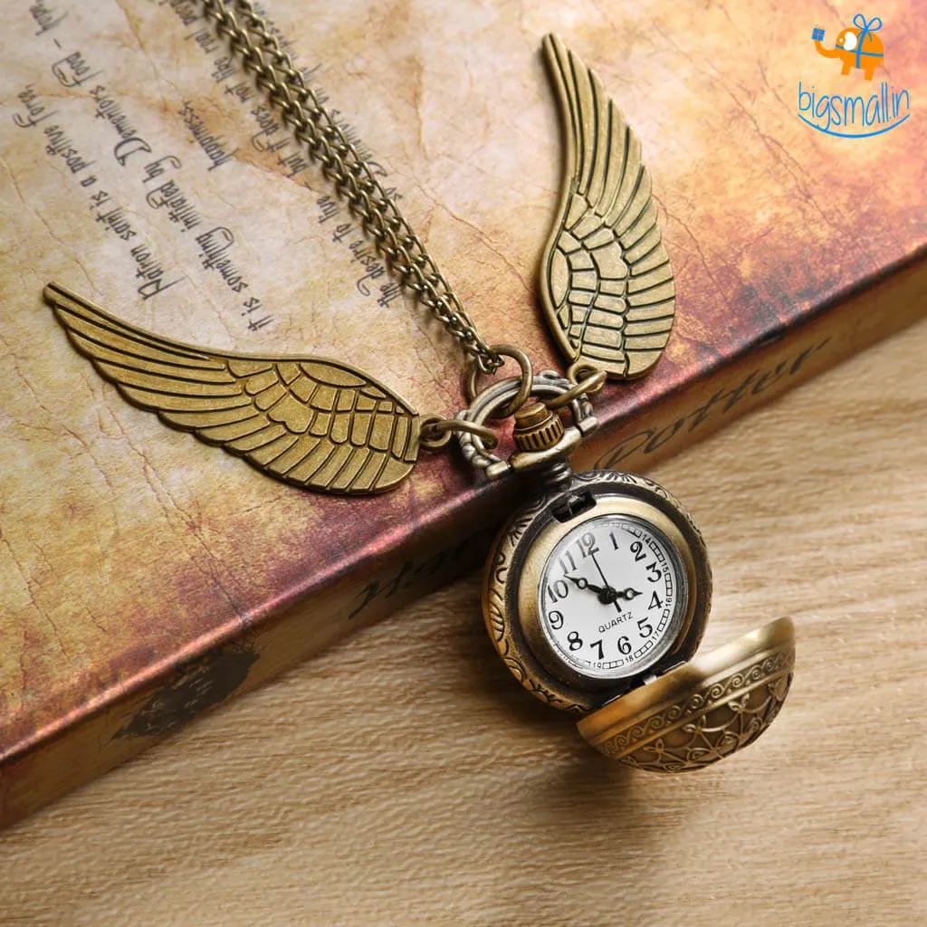 Official HP Snitch Necklace with Watch