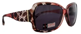 Olympia, High-End Line Bifocal (Clear On Top) Reading Sunglasses for Women OR Non-Bifocal Readers Sunglasses (Pink Tortoiseshell) NY Fifth Avenue