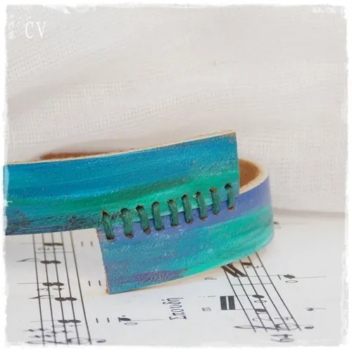 Ombre Leather Bracelet