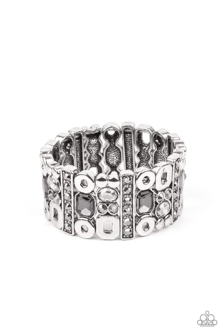 Paparazzi Dynamically Diverse - Silver Bracelet