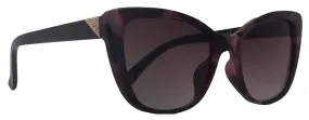 Parisian, High-End Line Bifocal (Clear On Top) Reading Sunglasses for Women OR Non-Bifocal Readers Sunglasses (Purple, Pink N BK) NY Fifth Avenue