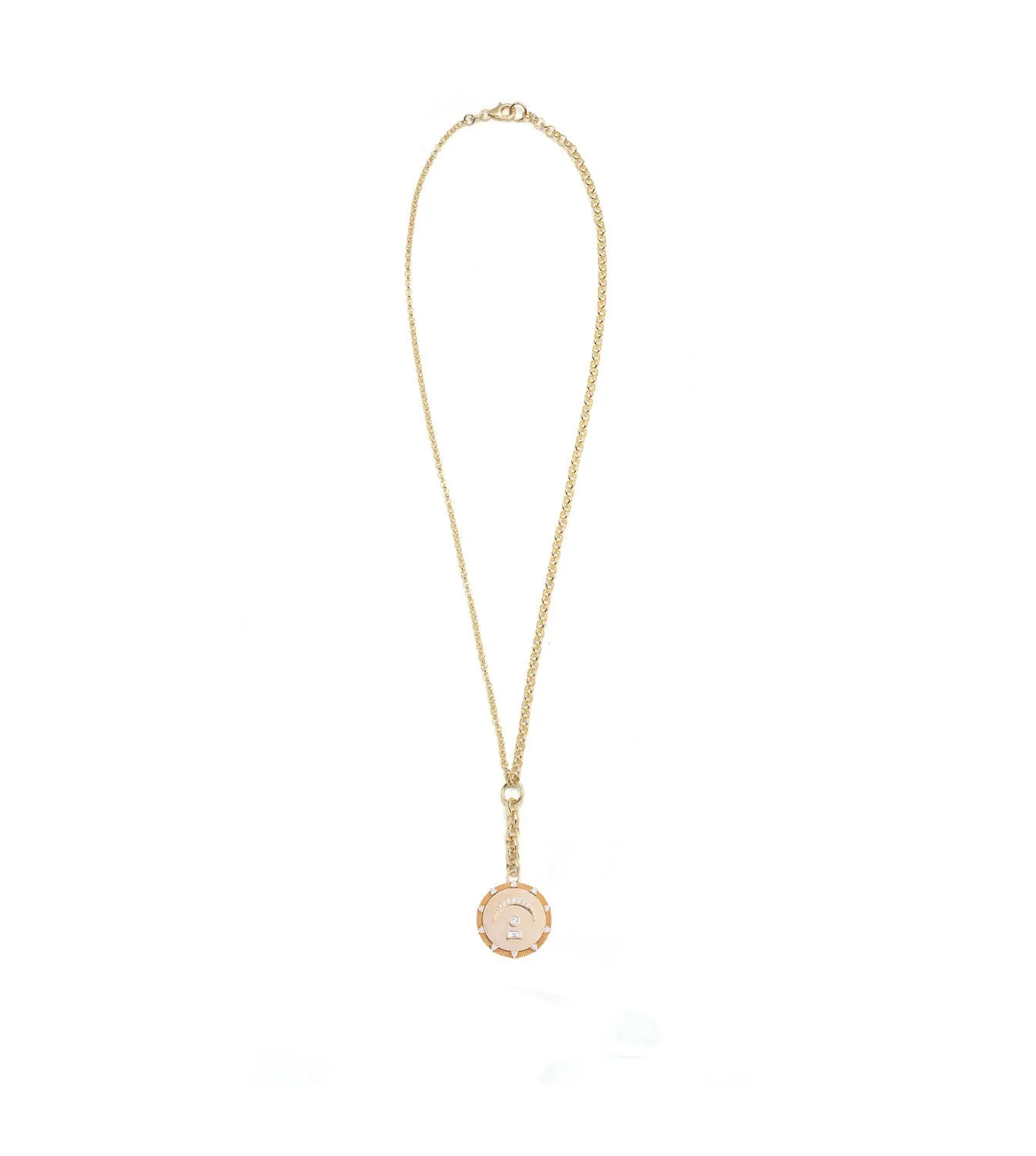 Pause : Medium Mixed Belcher Extension Chain Necklace