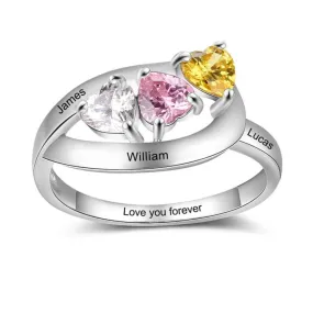 Personalized Double Top Rings Perfect Choice For Women of All Ages